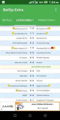 Bet9ja Extra with predictions and Livescores android App screenshot 5