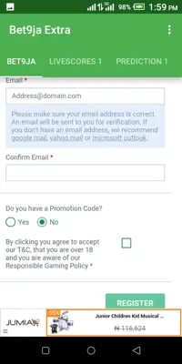 Bet9ja Extra with predictions and Livescores android App screenshot 8